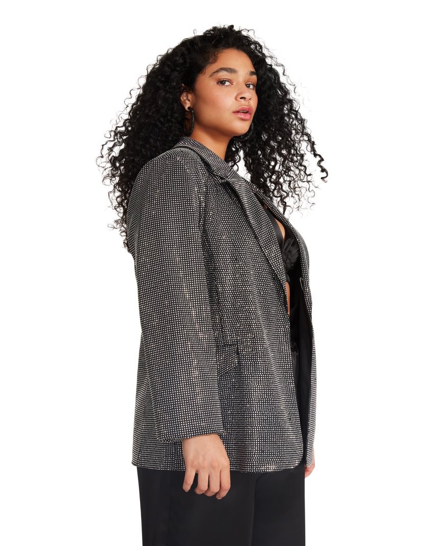 Silver Steve Madden Aya Women's Jackets | PH 3791WLV